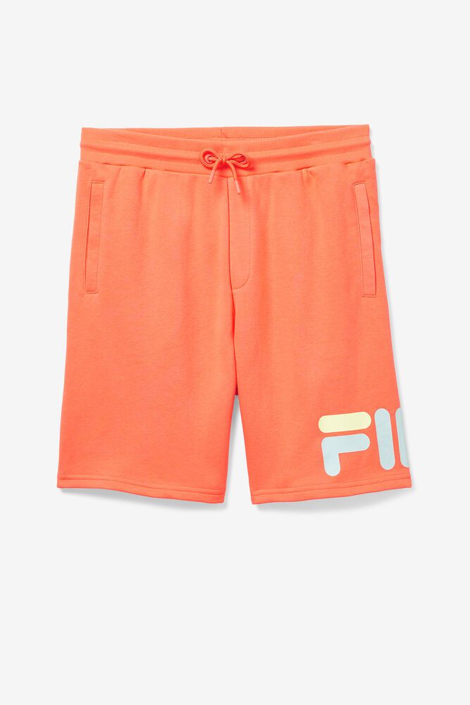 Fila Zeshawn Shorts Orange - Mens - 92513PIQF